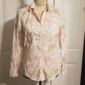 Madison Paisley button down shirt